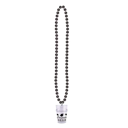 Beistle Grad Beads with Glass, 3ct. in Black | 33" | Michaels®